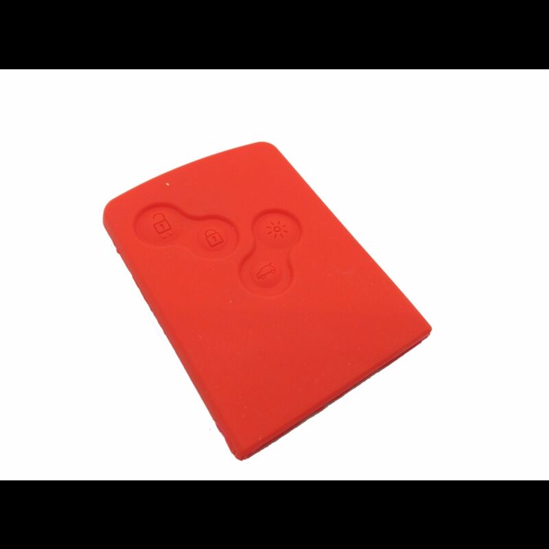 Capa silicone Renault, quatro botões, vermelho