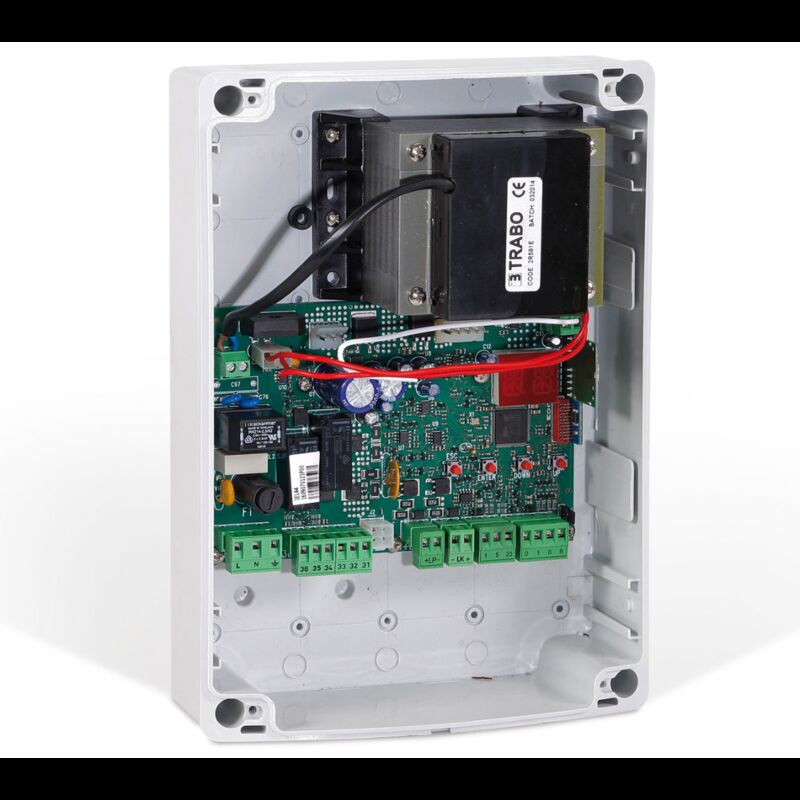 Quadro elétrico Ditec LCU30H para 1 ou 2 motores 24 Vcc/2 x 6A máx. com rádio de 433 MHz