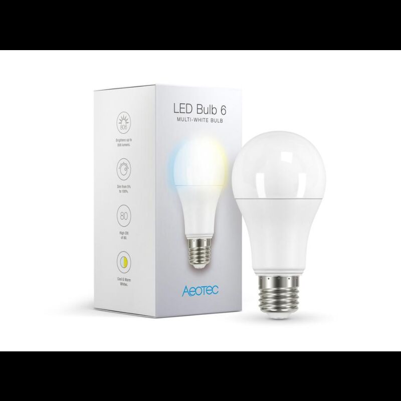 Lampada Aeotec Led 6 Multi-Branco (E27)