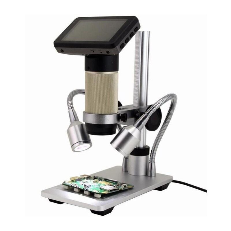 Microscopio Digital C/Led e Monitor LCD