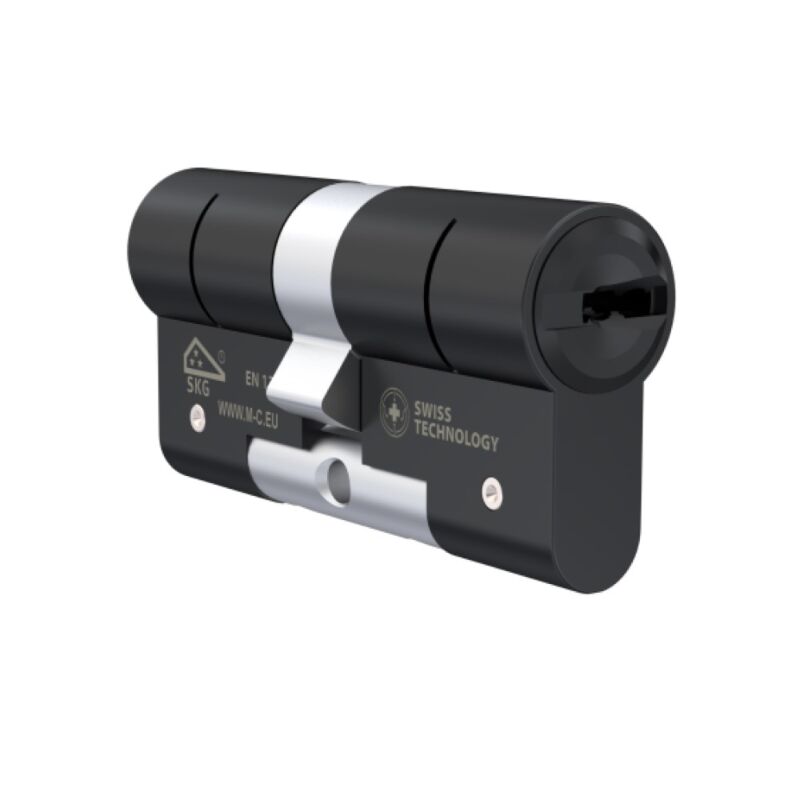 Cilindro M&C Minos 32x32mm preto