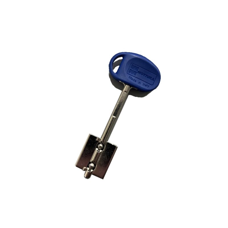 Chave paletão Mottura original My Key de 40mm (pedida à Sede por cartão) fornecida em bruto