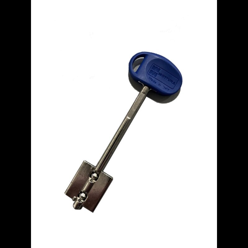 Chave paletão Mottura original My Key de 60mm(pedida à Sede por cartão) fornecida em bruto