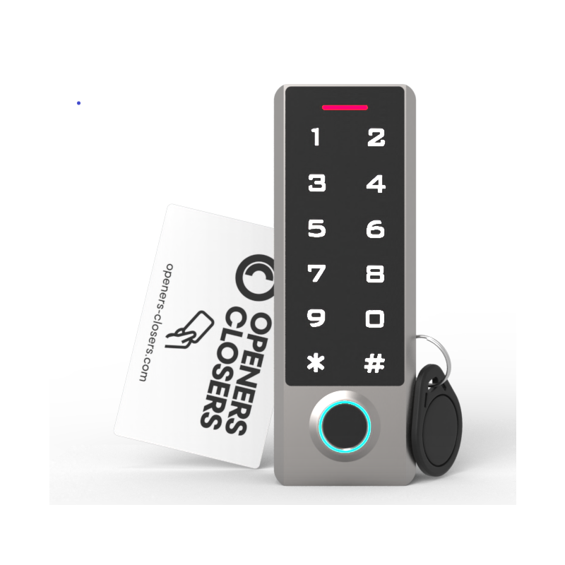 Teclado autonomo Openers e Closers AC330 RFID + Impressão Digital