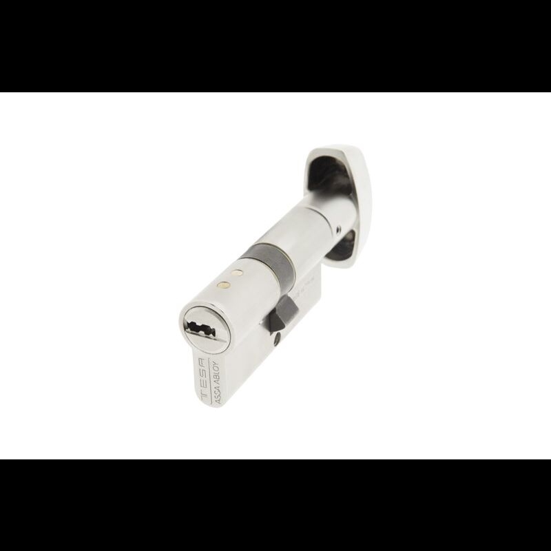 Cilindro Tesa TX80 30x60mm niquelado com botão