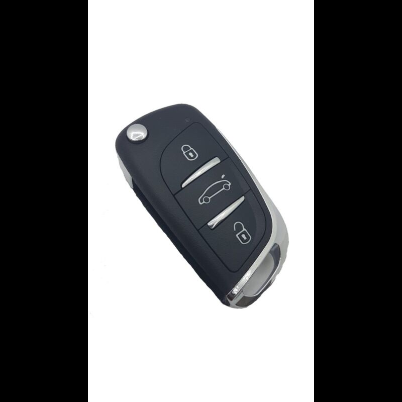 Comando KD 3 Botões Tipo PSA Transponder Hitag AES