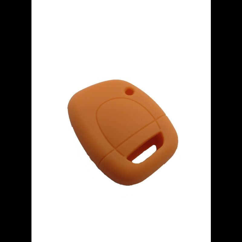 Capa silicone Renault, um botão, laranja