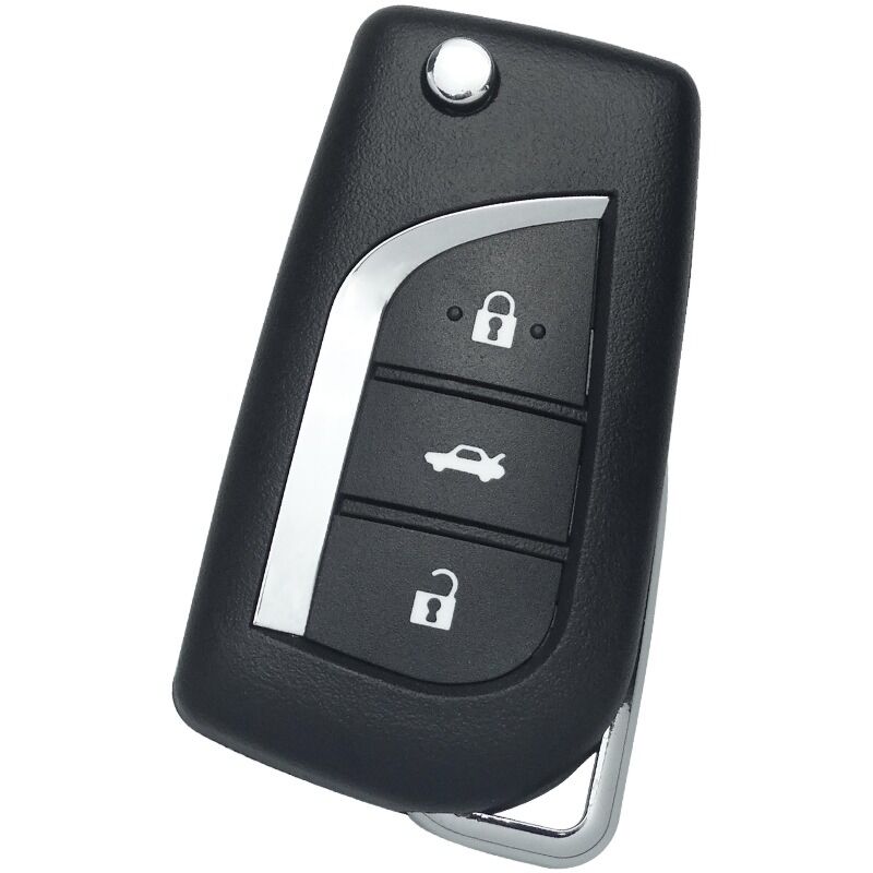 Caixa Para Comando Toyota Flip 3 Botões