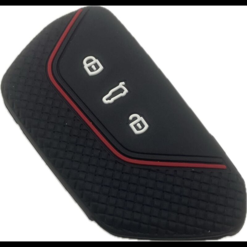 Capa Silicone Volkswagen Três Botões Negra