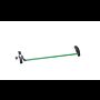 Barra antipânico Tesa 1910 de sobrepor, com 1 ponto de fecho/trinco lateral, em verde, com microswitch