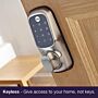 FECH YALE KEYLESS DE SOBREPOR CROMADA SATINADA YD-01-CON-NOMOD-CH