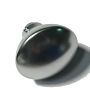 Puxador redondo Dierre New Creta PM000022, fixo, prateado