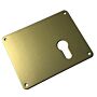 Espelho retangular Mottura interior, para cilindro de perfil europeu, porta direita, em bronze