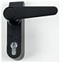 Puxador de muleta Yale MMPS3SCNEY, modelar, cego, negro
