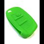 Capa silicone Audi, três botões, verde