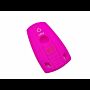 Capa silicone BMW, três botões, rosa