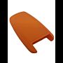 Capa silicone BMW, três botões, laranja