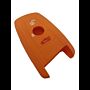 Capa silicone BMW, três botões, laranja