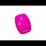 Capa silicone Honda, dois botões, rosa