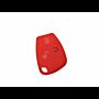 Capa silicone Mercedes, três botões, Smartkey (antiga), vermelho