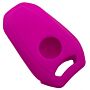 Capa Silicone Peugeot Três Botões Smartkey Rosa