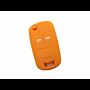 Capa silicone Opel, flip dois botões, laranja