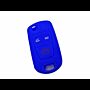 Capa silicone Opel, flip três botões, azul