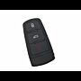 Capa silicone Volkswagen, três botões, Smartkey proximidade, negro