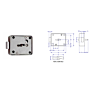 Fechadura Aga P/ Cofre 244/11G