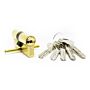 Cilindro Yale YL6 30x30mm latonado