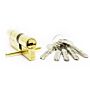 Cilindro Yale YL6 30x60mm latonado