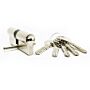 Cilindro Yale YL6 35x35mm niquelado
