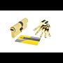 Cilindro Yale HSK 30x50mm latonado