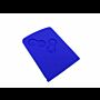Capa silicone Renault, quatro botões, azul
