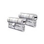 Pack 2 x Cilindros M&C Minos 32x32mm niquelado
