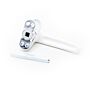 Puxador de muleta Tesa M1500, branco