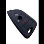 Capa silicone BMW, três botões, negra