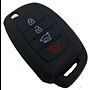 Capa silicone Hyundai, flip quatro botões, negro