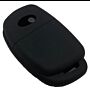 Capa silicone Hyundai, flip três botões, negro