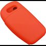 Capa silicone Audi, três botões, vermelho