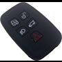 Capa silicone Land Rover, cinco botões, de proximidade, negro
