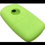 Capa silicone Volkswagen, três botões, verde