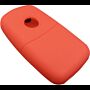 Capa silicone Volkswagen, três botões, vermelho