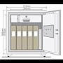 Cofre YALE corta fogo YFM/695/FG2