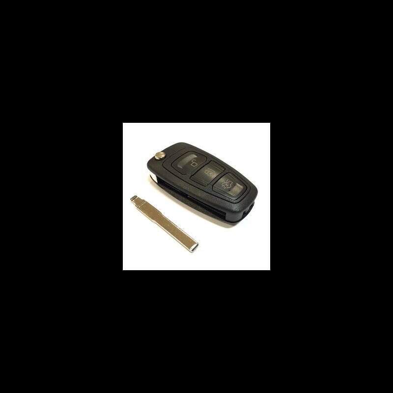 Caixa Para Comando Ford Flip 3 Botões