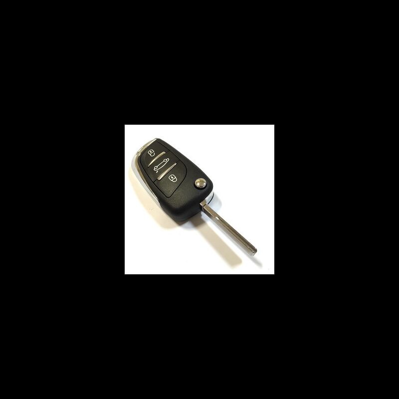 Caixa Para Comando Peugeot Flip 3 Botões (Mala) Modelo Novo