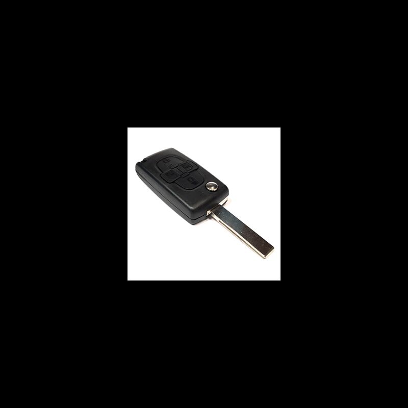 Caixa Para Comando Peugeot Flip 4 Botões Pilha na Placa