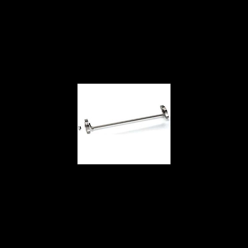 Barra antipânico Tesa 1910 de sobrepor, com 1 ponto de fecho/trinco lateral, em inox