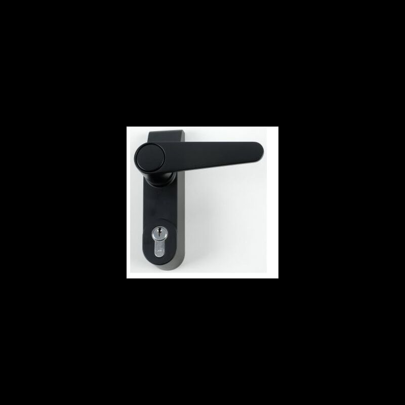 Puxador de muleta Yale MMPS3SCNEY, modelar, cego, negro