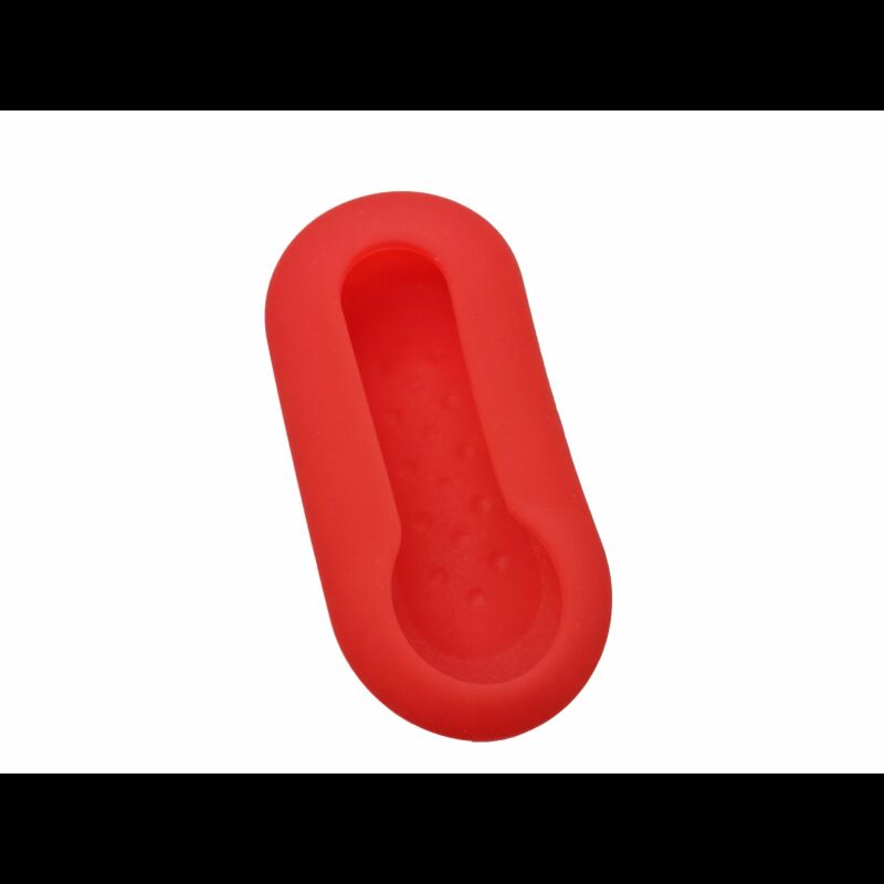 Capa silicone Fiat, flip três botões, vermelho